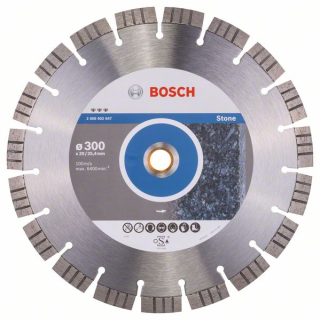 Bosch Diamantový rezací kotúč Best for Stone 300 x 20,00+25,40 x 2,8 x 15 mm 1ks 2608602647