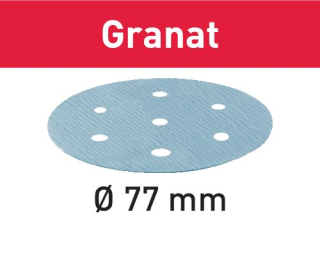 Festool Brúsny kotúč STF D77/6 P500 GR/50 Granat 497413