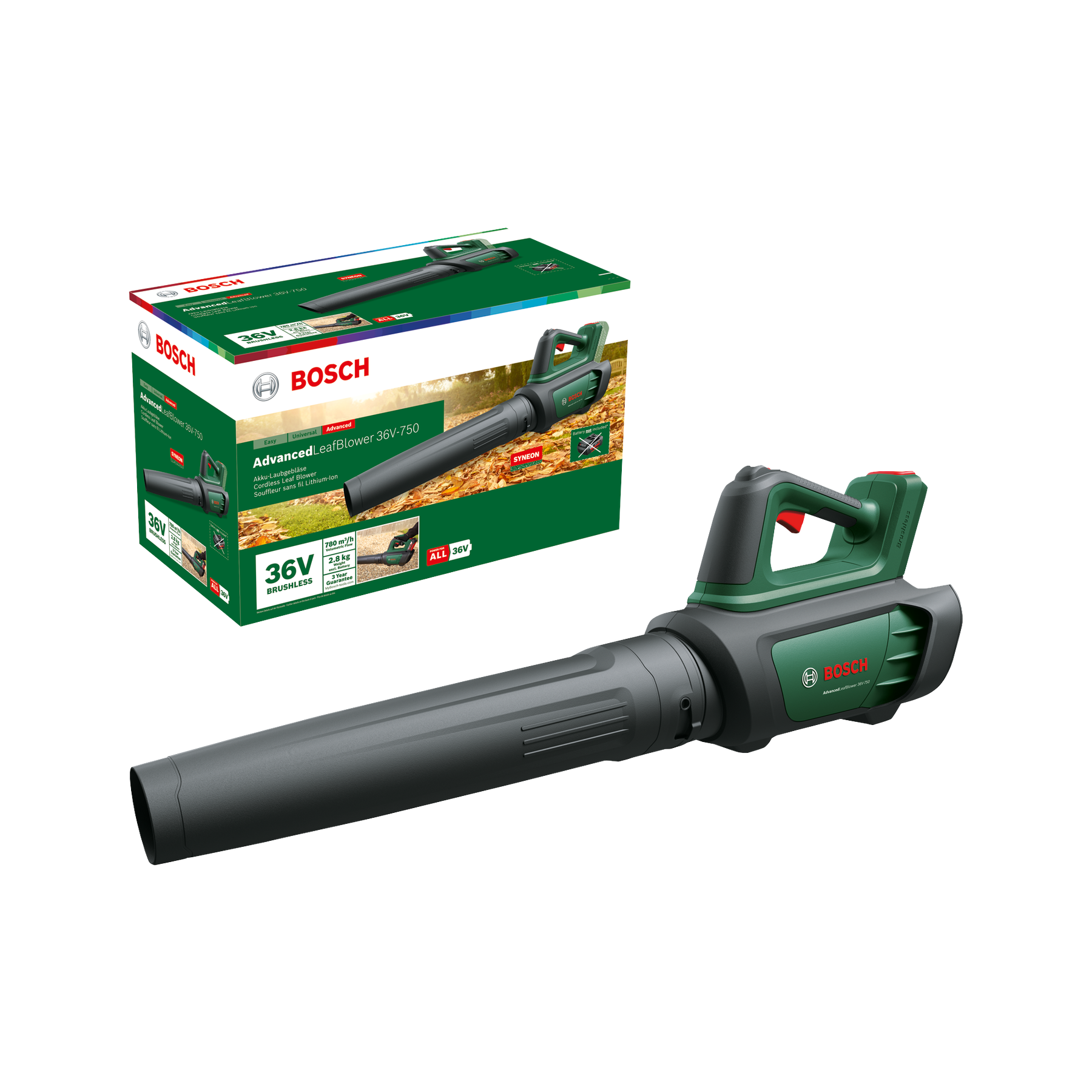 Bosch Aku záhradné dúchadlo AdvancedLeafBlower 36V-750 (bez aku) 06008C6001